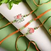 Send Designer Rakhis Online - Vibrant Coloured Rakhi Set