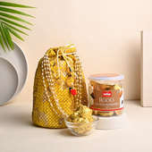 Choco Almonds N Potli: Navratri Retun Gifts