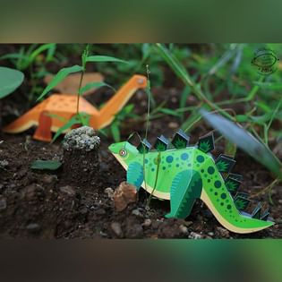 Paper Dinosaurs DIY Kit