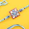 Vibrant Evil Eye Charm Rakhi