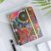 Vibrant Floral Patterned Diary