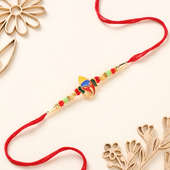 Single Vibrant Ganesha idol Rakhi