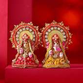 Vibrant Laxmi Ganesh Idols