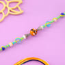 Vibrant Marbles Twisted Bead Rakhi
