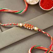 Vibrant Multistrand Beads Rakhi