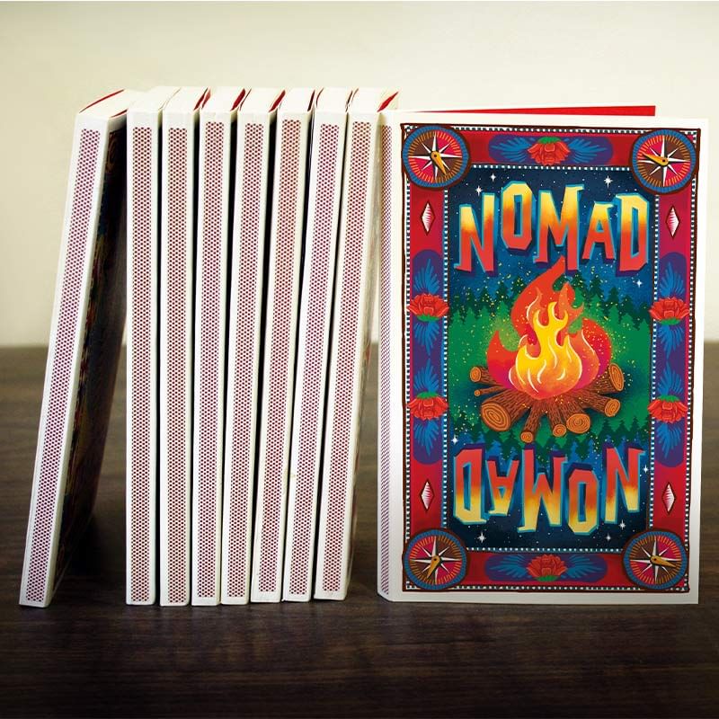 Vibrant NOMAD Matchbox Notebook