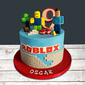 Vibrant Roblox Theme Cake