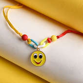 Send Vibrant Smiley Rakhi - Quirky Rakhi for Kids online