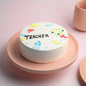 Vibrant Teachers Day Bento Cake
