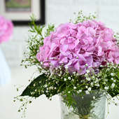 Vintage Elegance Of Pink Hydrangeas