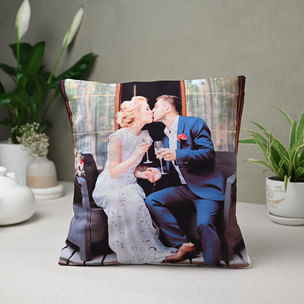 Personalized Photo Cushion For Anniversary