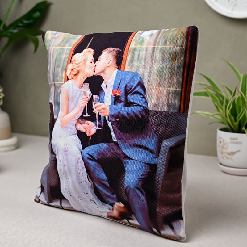 Personalized Photo Cushion For Anniversary