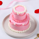 Vintage Love Two Tiered Bento Cake