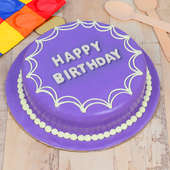 Violet Fondant Birthday Cake Online