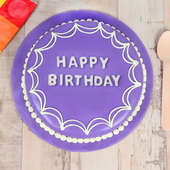 Order Violet Fondant Birthday Cakes Online