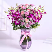 Violet Hues Of Blissful Blooms