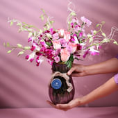Violet Hues Of Blissful Blooms