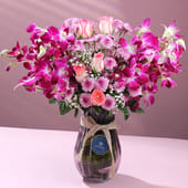 Violet Hues Of Blissful Blooms