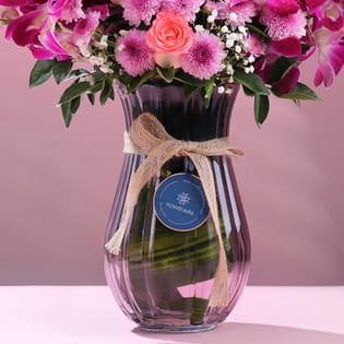 Violet Hues Of Blissful Blooms