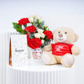 Virant Blooms With Teddy N Chocolates