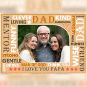 Personalised Digital Photo Frame for Daddy