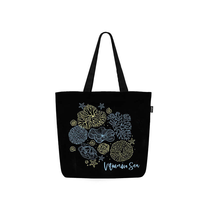 Vitamin Sea Zipper Tote Bag