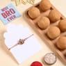 Vivid Ganesha Rakhi With Besan Ladoo