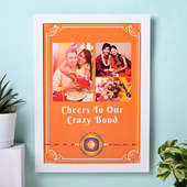Wall Hanging Bro Poster Frame Online gift for bhaidhooj