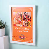 Side View of Wall Hanging Bro Poster Frame