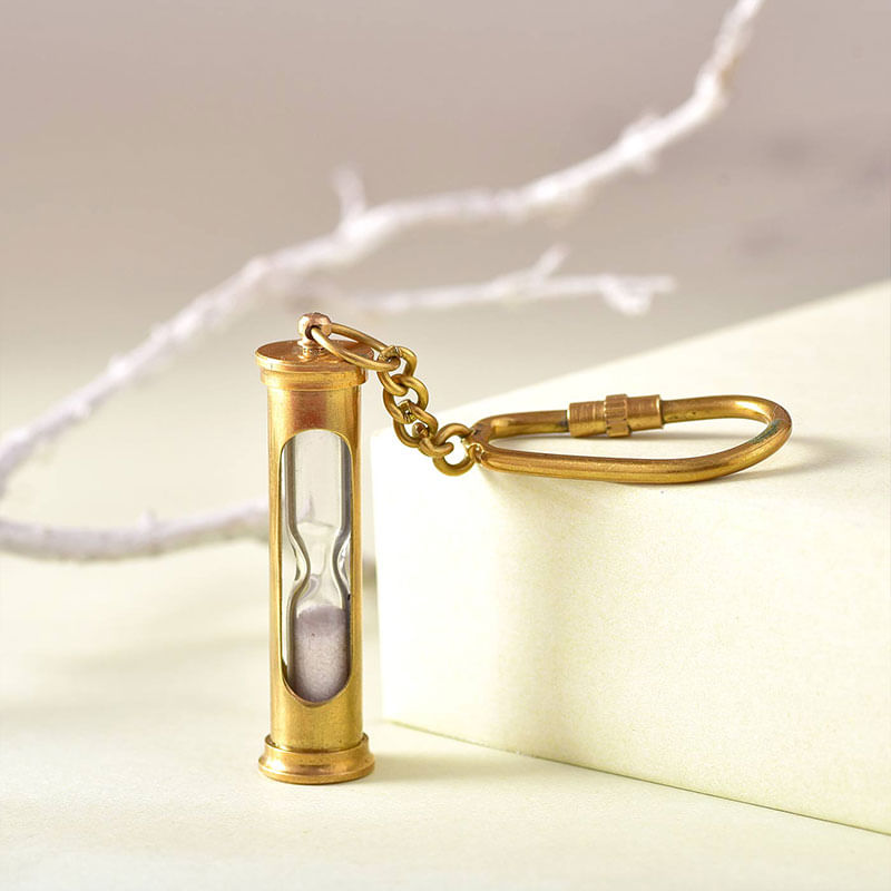 Watch N Sand Timer Keychain For Valentines Day