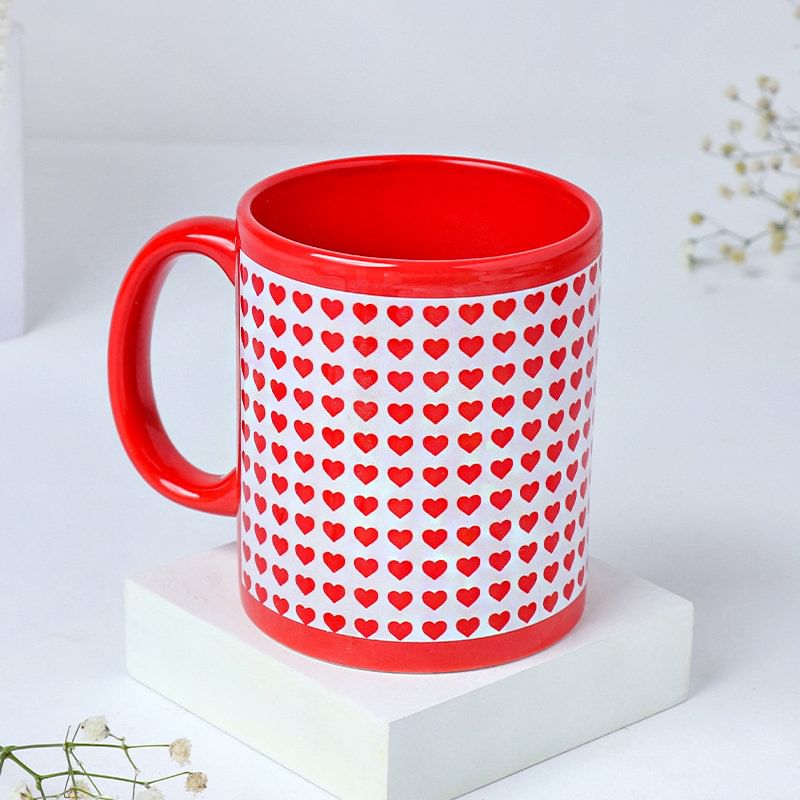 Wave Of Hearts Mug :Online coffee mug