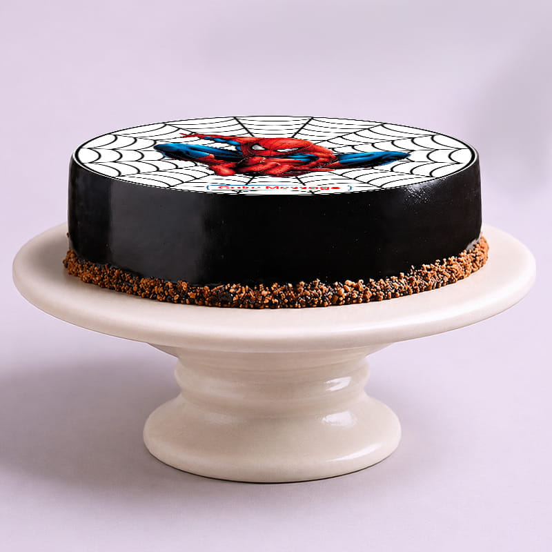 Web Slinger Spiderman Cake