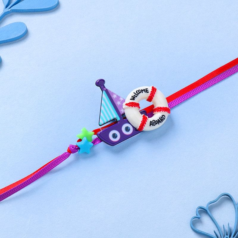 Welcome Aboard Ship Kids Rakhi