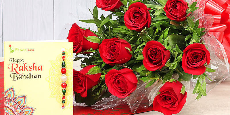 What Flowers are Perfect Combination with Rakhi for Your Siblings