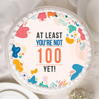 Whimsical Birthday Poster Cake