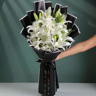 Whispers Of Moonlight Lilies