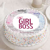 White Girl Boss Cake