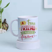 White Personalised Forever Friends Mug