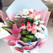 Shop White Pink Floral Extravaganza Online