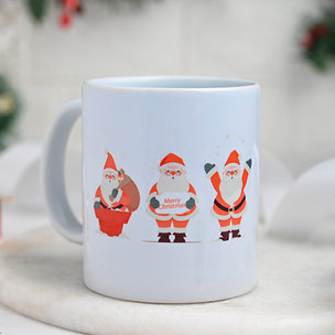 White Santa Claus Mug - Best Christmas Gift Idea