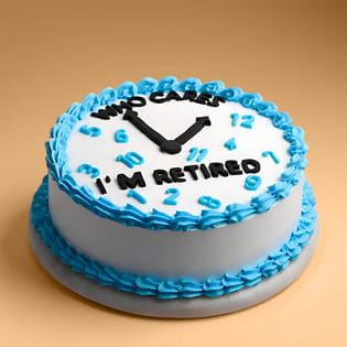 Who Cares Im Retired Retirement Cake