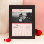 Personalised Love Calendar - Special Anniversary Gift