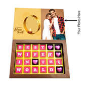 Wife Special Personalised Karwa Chauth Chocolate Gift Box