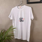 Wild One Printed white T-shirt for Friendship Day 
