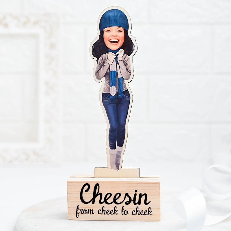 Fashionably Cute Caricature for fashion-savvy friend
