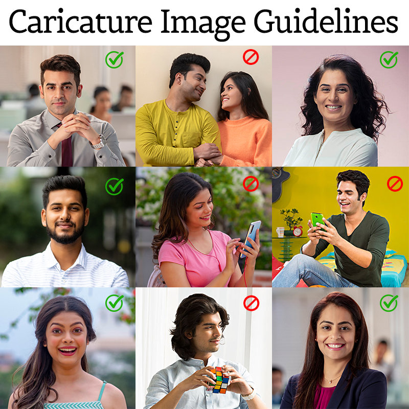 Personalised Caricature Image Guidelines