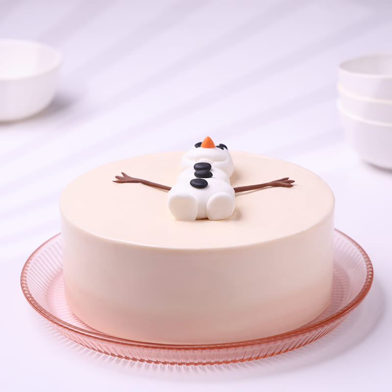 Winter Joy Snowman Cake
