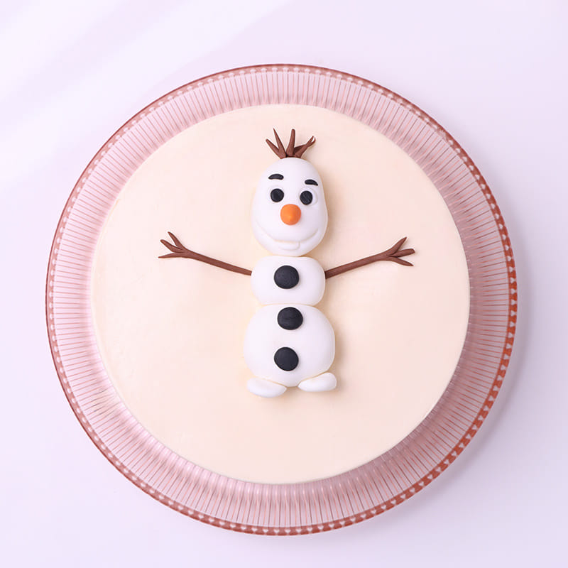 Winter Joy Snowman Cake