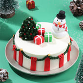 Winter Wonderland Christmas Cake