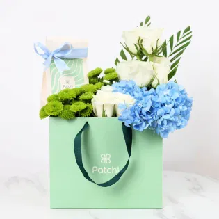 Winter Roses N Patchi Delight